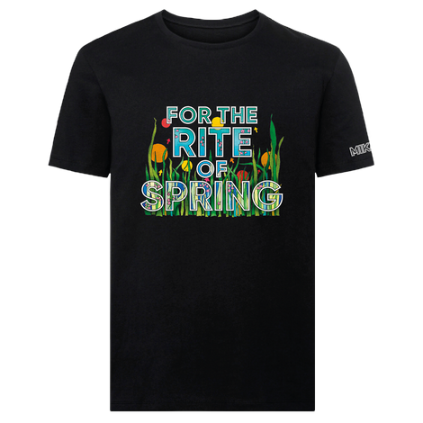 FOR THE RIGHT OF SPRING TEE - BLACK