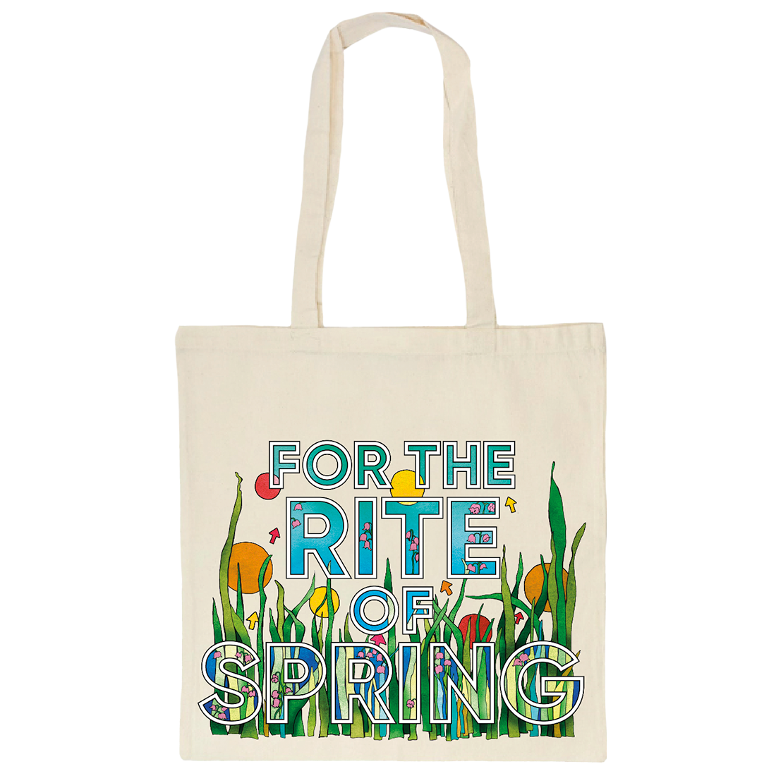 FOR THE RIGHT OF SPRING TOTE - FRONT